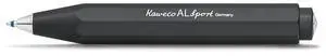 AL SPORT Ball Pen Black Retractable Ballpoint Pen in Classic Design with a Standard D1 Refill Aluminium Ball Pen 13cm AL SPORT Ball Pen Black Retractable Ballpoint Pen in Classic Design with a Standard D1 Refill Aluminium Ball Pen 13cm