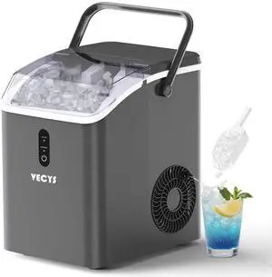 Nugget Ice Maker, 34LBS/Day Countertop Ice Machine, Self-Cleaning Portable Pellet Ice Maker, Chewable Sonic Ice for Home, Office, Bar Nugget Ice Maker, 34LBS/Day Countertop Ice Machine, Self-Cleaning Portable Pellet Ice Maker, Chewable Sonic Ice for Home, Office, Bar