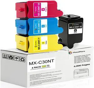 MX-C30NT MXC30NT Toner Cartridges for Sharp MX-C250F MX-C300P MX-C300W MX-C301W MX-C303W MX-C303WH MX-C304WH MX-C304W MX-C305W MX-C306W Printers (MX-C30NT-B MX-C30NT-C MX-C30NT-M MX-C30NT-Y) MX-C30NT MXC30NT Toner Cartridges for Sharp MX-C250F MX-C300P MX-C300W MX-C301W MX-C303W MX-C303WH MX-C304WH MX-C304W MX-C305W MX-C306W Printers (MX-C30NT-B MX-C30NT-C MX-C30NT-M MX-C30NT-Y)