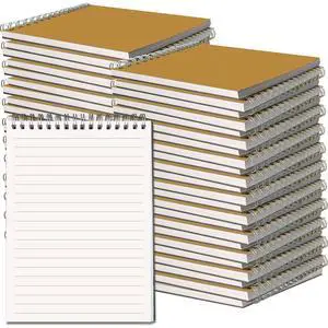 48 Pack A5 Spiral Notebooks Bulk, 8x5.5 Lined Journaling Notebooks | Composition Notebook with Kraft Cover, Notebooks for School, Bulk Office Supplies, 80 Sheets 160 Pages 48 Pack A5 Spiral Notebooks Bulk, 8x5.5 Lined Journaling Notebooks | Composition Notebook with Kraft Cover, Notebooks for School, Bulk Office Supplies, 80 Sheets 160 Pages