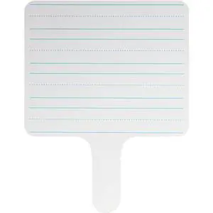 Rectangular Lined Dry Erase Answer Paddles, Double-Sided, Auction, Handheld Whiteboard, Handle Response Board, Classroom Dry Erase, Writing Practice, Pack of 24 Rectangular Lined Dry Erase Answer Paddles, Double-Sided, Auction, Handheld Whiteboard, Handle Response Board, Classroom Dry Erase, Writing Practice, Pack of 24