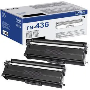 TN-436BK TN436BK Super High Yield Toner Cartridge Replacement for Brother TN-436 TN436 Black with MFC-L8900CDW HL-L8260CDW HL-L8360CDW Printer, up to 6,500 Page Yield (2-Pack) TN-436BK TN436BK Super High Yield Toner Cartridge Replacement for Brother TN-436 TN436 Black with MFC-L8900CDW HL-L8260CDW HL-L8360CDW Printer, up to 6,500 Page Yield (2-Pack)