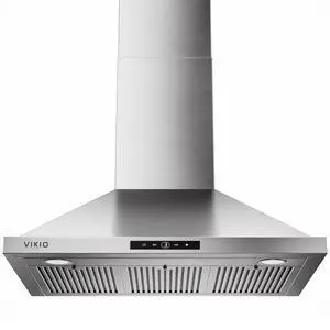 Wall Mount Range Hood 36 inch, 580 CFM, Ducted/Ductless Convertible, Stainless Steel Kitchen Vent Hood with 3-Speed Fan and LED Lights Wall Mount Range Hood 36 inch, 580 CFM, Ducted/Ductless Convertible, Stainless Steel Kitchen Vent Hood with 3-Speed Fan and LED Lights