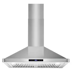30 in. Vista Coll 380 CFM Ducted Wall Mount Range Hood LED, Stainless Steel | COS-63175S Soft TouchControls, 3 Fan Speeds, Permanent Dishwasher-Safe Baffle Filters, Backdraft Damper 30 in. Vista Coll 380 CFM Ducted Wall Mount Range Hood LED, Stainless Steel | COS-63175S Soft TouchControls, 3 Fan Speeds, Permanent Dishwasher-Safe Baffle Filters, Backdraft Damper