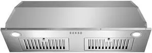 Range Hood Insert 36 inch, Stainless Steel Range Hood 700 CFM, Ductless/Ducted Convertible Kitchen Vent Hood w/Push Button Control, 3-Speed Fan Range Hood Insert 36 inch, Stainless Steel Range Hood 700 CFM, Ductless/Ducted Convertible Kitchen Vent Hood w/Push Button Control, 3-Speed Fan