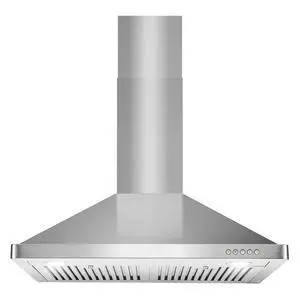 30 in. Vista Coll 380 CFM Ducted Wall Mount Range Hood LED, Stainless Steel 30 in. Vista Coll 380 CFM Ducted Wall Mount Range Hood LED, Stainless Steel