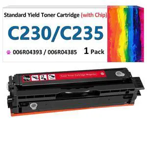for Xerox C235 C230 Magenta Toner Cartridge (with Chip),Replacement 006R04393 High-Yield Cartridge Compatible with Xerox C230DNI/C235DNI Color Multifunctional Printer 006R04385 Ink Cartridge (Magenta) for Xerox C235 C230 Magenta Toner Cartridge (with Chip),Replacement 006R04393 High-Yield Cartridge Compatible with Xerox C230DNI/C235DNI Color Multifunctional Printer 006R04385 Ink Cartridge (Magenta)