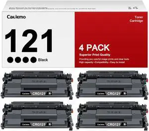 121 Black Toner Cartridge for Canon 121 CRG-121 Black Toner Cartridge Compatible for Canon imageCLASS D1620 D1650, 4 Pack 121 Toner 121 Black Toner Cartridge for Canon 121 CRG-121 Black Toner Cartridge Compatible for Canon imageCLASS D1620 D1650, 4 Pack 121 Toner