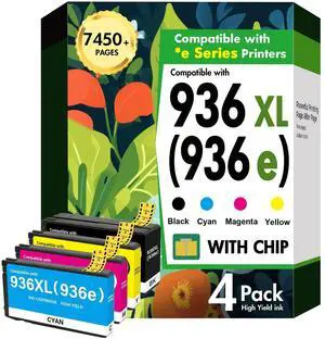 936XL 936 936e Ink Cartridges Combo Pack for HP Printers 9125e 9120e 9730e | Replacement for HP 936e 936 Ink Cartridges for HP Printers OfficeJet Pro 9130 9135e 9122e 9128e 9110b 9120b 9130b 9130e 936XL 936 936e Ink Cartridges Combo Pack for HP Printers 9125e 9120e 9730e | Replacement for HP 936e 936 Ink Cartridges for HP Printers OfficeJet Pro 9130 9135e 9122e 9128e 9110b 9120b 9130b 9130e