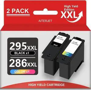 High Capacity PG-295 CL-286 Ink Cartridges Replacement for Canon PG-295 CL-286 Ink Cartridges use for Pixma TR7120,TS6520,TS4320 Printers (1 Black 1 Color) High Capacity PG-295 CL-286 Ink Cartridges Replacement for Canon PG-295 CL-286 Ink Cartridges use for Pixma TR7120,TS6520,TS4320 Printers (1 Black 1 Color)