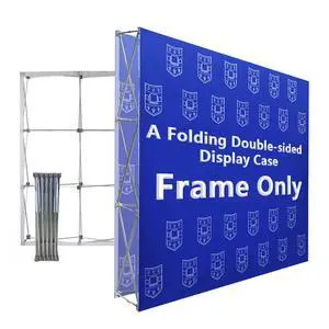 Portable Collapsible Pop Up Trade Show Display Backdrop Stand | 7.5x10FT(Frame Only) A Folding Tension Fabric Holder For Tradeshow Booth Exhibition Wedding Conference Party Event Portable Collapsible Pop Up Trade Show Display Backdrop Stand | 7.5x10FT(Frame Only) A Folding Tension Fabric Holder For Tradeshow Booth Exhibition Wedding Conference Party Event