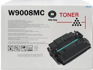 W9008 W9008MC Black Toner Cartridge | Compatible with W9008MC Toner use for Managed E50145dn Flow MFP E52645c MFP E52645dn Priners W9008 W9008MC Black Toner Cartridge | Compatible with W9008MC Toner use for Managed E50145dn Flow MFP E52645c MFP E52645dn Priners
