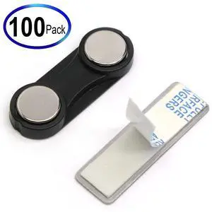Name Badge Magnets - 100 Sets of 2MAG-3 Magnetic Name Tag Attachment for Badge Makers or DIY Project Made of Strong Neodymium Magnets BM-2MAG-3 Name Badge Magnets - 100 Sets of 2MAG-3 Magnetic Name Tag Attachment for Badge Makers or DIY Project Made of Strong Neodymium Magnets BM-2MAG-3