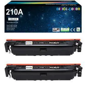 210A Black Toner Cartridge Replacement for HP 210A W2100A 4301fdw 4201dn | Compatible for HP Laser Color MFP 4301fdw 4301fdn Pro 4201dw 4201dn Series Printer (2 Black) 210A Black Toner Cartridge Replacement for HP 210A W2100A 4301fdw 4201dn | Compatible for HP Laser Color MFP 4301fdw 4301fdn Pro 4201dw 4201dn Series Printer (2 Black)