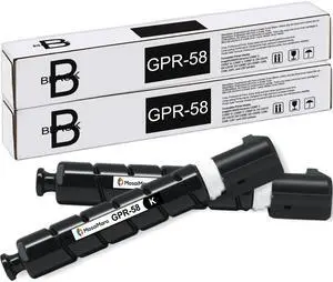 High Capacity 23000 Pages | GPR-58 GPR58 Toner Cartridge for Canon ImageRunner Advance iR-ADV C256 C256iF C356 C356iF DX C257 C257iF C357 C357iF DX-C359IF DX-C259IF Printers (Black 2-Pack) High Capacity 23000 Pages | GPR-58 GPR58 Toner Cartridge for Canon ImageRunner Advance iR-ADV C256 C256iF C356 C356iF DX C257 C257iF C357 C357iF DX-C359IF DX-C259IF Printers (Black 2-Pack)