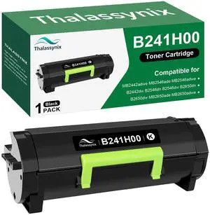 B241H00 Toner Cartridge Compatible for Lexmark B241H00 Black High Yield Toner Cartridges for B231000 Toner for B2338 B2442 B2546 B2650 MB2338 MB2442 MB2546 MB2650 Laser Printer 6,000 Pages Black B241H00 Toner Cartridge Compatible for Lexmark B241H00 Black High Yield Toner Cartridges for B231000 Toner for B2338 B2442 B2546 B2650 MB2338 MB2442 MB2546 MB2650 Laser Printer 6,000 Pages Black