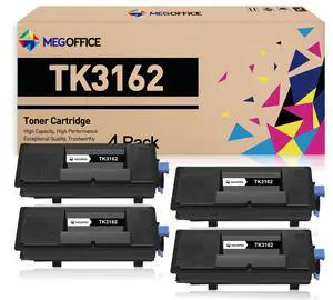 Compatible Toner Cartridge Replacement for Kyocera TK3162 TK-3162 3162 for ECOSYS M3645idn, M3145idn, P3045dn, P3050dn, P3055dn, P3060dn, P3150dn, P3155dn, P3260dn, M3145dn (Black, 4 Pack) Compatible Toner Cartridge Replacement for Kyocera TK3162 TK-3162 3162 for ECOSYS M3645idn, M3145idn, P3045dn, P3050dn, P3055dn, P3060dn, P3150dn, P3155dn, P3260dn, M3145dn (Black, 4 Pack)
