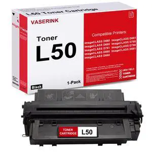 L50 High-Yield Black Toner Cartridge 1-Pack Replacement for Canon L50 Toner Cartridge for ImageClass D660 D661 D680 D760 D761 D780 D860 D861 D880 Printer L50 High-Yield Black Toner Cartridge 1-Pack Replacement for Canon L50 Toner Cartridge for ImageClass D660 D661 D680 D760 D761 D780 D860 D861 D880 Printer