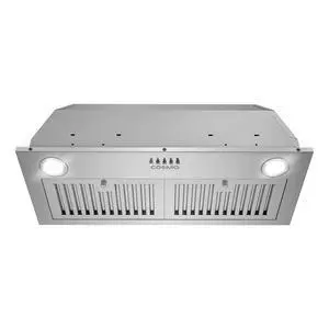 30 in. Lumin Collection 380 CFM Ducted Insert Range Hood, LED, Stainless | COS-30IRHP Push Button Controls, 3 Fan Speeds, Permanent Dishwasher-Safe Baffle Filters, Backdraft Damper 30 in. Lumin Collection 380 CFM Ducted Insert Range Hood, LED, Stainless | COS-30IRHP Push Button Controls, 3 Fan Speeds, Permanent Dishwasher-Safe Baffle Filters, Backdraft Damper