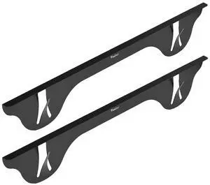 Stove Gap Covers, 23.4", Black | Stainless Steel Stove Gap Covers, 23.4", Black | Stainless Steel