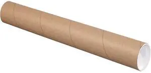 Kraft Mailing Tubes with Caps, 3" x 38", Pack of 24, for Shipping, Storing, Mailing, and Protecting Documents, Blueprints and Posters Kraft Mailing Tubes with Caps, 3" x 38", Pack of 24, for Shipping, Storing, Mailing, and Protecting Documents, Blueprints and Posters