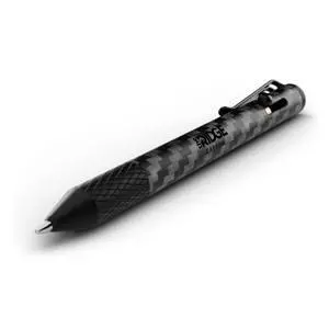 Ridge Bolt Action Pen - CNC Machined Everyday Carry Pen, Knurled Grip, Pressurized Refill, Manganese Spring Steel Clip, Compact Pocket EDC Pen with Schmidt EasyFlow 9000 (Carbon Fiber 3K) Ridge Bolt Action Pen - CNC Machined Everyday Carry Pen, Knurled Grip, Pressurized Refill, Manganese Spring Steel Clip, Compact Pocket EDC Pen with Schmidt EasyFlow 9000 (Carbon Fiber 3K)