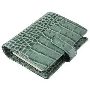 Budget Binder,Leather Rings Planner, 6-Ring Pocket Organizer Notebook Cover (Croco-Green) Budget Binder,Leather Rings Planner, 6-Ring Pocket Organizer Notebook Cover (Croco-Green)