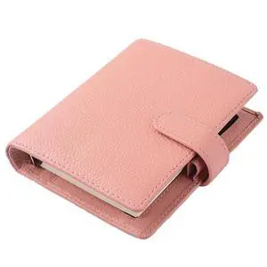 Budget Binder,Leather Rings Planner, 6-Ring Pocket Organizer Notebook Cover (Lychee-Pink) Budget Binder,Leather Rings Planner, 6-Ring Pocket Organizer Notebook Cover (Lychee-Pink)