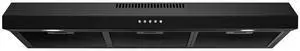 Black Under Cabinet Range Hood 36 Inch, Ducted/Ductless Convertible Kitchen Hood with 3 Speed Exhaust Fan, 300 CFM, LED Lights, Brushlesss DC Motor Vent Hood for Kitchen Black Under Cabinet Range Hood 36 Inch, Ducted/Ductless Convertible Kitchen Hood with 3 Speed Exhaust Fan, 300 CFM, LED Lights, Brushlesss DC Motor Vent Hood for Kitchen