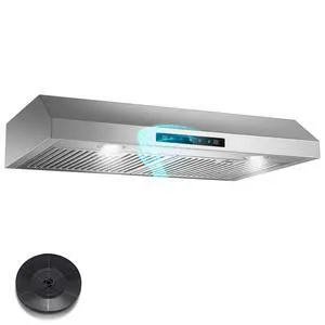 Range Hood 30 inch Under Cabinet, 800CFM Stainless Steel Range Hood | Gesture and Touch Control, kitchen hood with Carbon Filter, 3 Fan Speed, Ducted/Ductless Convertible Range Hood 30 inch Under Cabinet, 800CFM Stainless Steel Range Hood | Gesture and Touch Control, kitchen hood with Carbon Filter, 3 Fan Speed, Ducted/Ductless Convertible