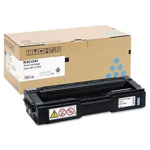 Cyan Toner Cartridge, 2500 Yield, Type SPC310A (406345) Cyan Toner Cartridge, 2500 Yield, Type SPC310A (406345)