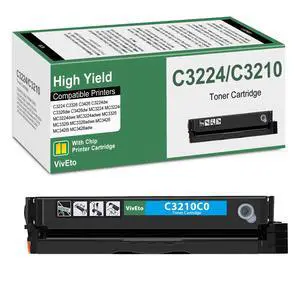 MC3426 C3210 C3224 Cyan Toner Cartridge with New Chip C3210C0 C3326 Toner | Replacement for Lexmark C3426 C3224 Toner for C3224 C3326 C3426 MC3224 MC3326 MC3426 C3224dw Printer, 1-Pack C3426dw Toner MC3426 C3210 C3224 Cyan Toner Cartridge with New Chip C3210C0 C3326 Toner | Replacement for Lexmark C3426 C3224 Toner for C3224 C3326 C3426 MC3224 MC3326 MC3426 C3224dw Printer, 1-Pack C3426dw Toner