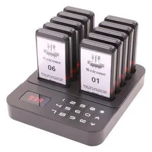 Restaurant Buzzer System, Restaurant Waiting Pager, Pagers and Beepers, Set with Vibration,Flashing and Buzzer,Close Reminder,10 Guest Pagers for Food Truck,Church Nursery Restaurant Buzzer System, Restaurant Waiting Pager, Pagers and Beepers, Set with Vibration,Flashing and Buzzer,Close Reminder,10 Guest Pagers for Food Truck,Church Nursery