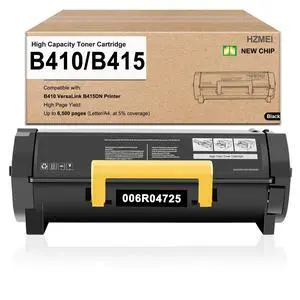 B410 B415 Toner Cartridge 006R04725 Black Toner with New Chip | High Capacity B410 B415 Toner Replacement for Xerox B410 VersaLink B415DN Printers Fine powder without lumps B410 B415 Toner Cartridge 006R04725 Black Toner with New Chip | High Capacity B410 B415 Toner Replacement for Xerox B410 VersaLink B415DN Printers Fine powder without lumps