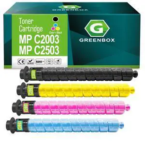 MP C2003 Toner Cartridges 841918 841921 841920 841919, 4 Pack | MP C2003 C2503, Compatible with Ricoh Aficio MP C2003 C2004 C2503 C2504 MP C2011 Printer, 4 Packs, B/M/C/Y MP C2003 Toner Cartridges 841918 841921 841920 841919, 4 Pack | MP C2003 C2503, Compatible with Ricoh Aficio MP C2003 C2004 C2503 C2504 MP C2011 Printer, 4 Packs, B/M/C/Y