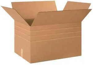 Multi-Depth 24" x 18" x 18" Single Wall Cardboard Boxes (15-Pack) | Large Corrugated Boxes for Shipping, Packaging, Moving, Storage Box for Home or Business, Strong Wholesale Bulk Boxes Multi-Depth 24" x 18" x 18" Single Wall Cardboard Boxes (15-Pack) | Large Corrugated Boxes for Shipping, Packaging, Moving, Storage Box for Home or Business, Strong Wholesale Bulk Boxes