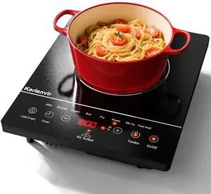 Single Burner Electric Cooktop, Portable Electric Stove 110v with plug, Touch Control, Safety Lock, Timer, Kitchen Cooking Cooktop With 9 Power Levels, 1800W, Black Single Burner Electric Cooktop, Portable Electric Stove 110v with plug, Touch Control, Safety Lock, Timer, Kitchen Cooking Cooktop With 9 Power Levels, 1800W, Black