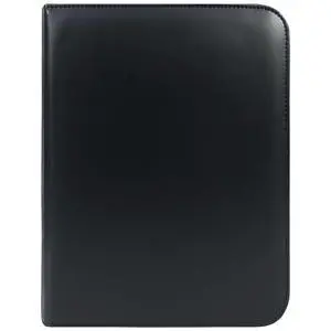 Leather Padfolio Leather Binder Portfolio for Men, Padfolio for Men & Women 100% Authentic Top-Grain Leather (Black) Leather Padfolio Leather Binder Portfolio for Men, Padfolio for Men & Women 100% Authentic Top-Grain Leather (Black)