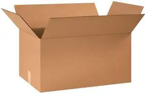 241412 Corrugated Cardboard Box 24" L x 14" W x 12" H, Kraft, for Shipping, Packing and Moving (Pack of 20) 241412 Corrugated Cardboard Box 24" L x 14" W x 12" H, Kraft, for Shipping, Packing and Moving (Pack of 20)