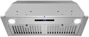 30 in. Lumin Collection 380 CFM Ducted Insert Range Hood, LED, Stainless | COS-30IRHS Soft Touch Controls, 3 Fan Speeds, Permanent Dishwasher-Safe Baffle Filters, Backdraft Damper 30 in. Lumin Collection 380 CFM Ducted Insert Range Hood, LED, Stainless | COS-30IRHS Soft Touch Controls, 3 Fan Speeds, Permanent Dishwasher-Safe Baffle Filters, Backdraft Damper