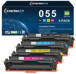 055 055H Toner Cartridge Set for MF743Cdw MF741Cdw MF745Cdw Toner | Replacement for Canon 055 Toner Cartridge for Color ImageClass MF743Cdw MF741Cdw MF745Cdw MF746Cdw LBP664Cdw Printer, 4 Pack 055 055H Toner Cartridge Set for MF743Cdw MF741Cdw MF745Cdw Toner | Replacement for Canon 055 Toner Cartridge for Color ImageClass MF743Cdw MF741Cdw MF745Cdw MF746Cdw LBP664Cdw Printer, 4 Pack