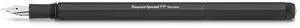 SPECIAL Black Premium Aluminium Fountain Pen for Ink Cartridges - Exclusive 17 cm With EF (Extra Fine) Nib SPECIAL Black Premium Aluminium Fountain Pen for Ink Cartridges - Exclusive 17 cm With EF (Extra Fine) Nib