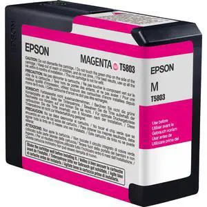 T580A UltraChrome K3 Vivid Magenta Cartridge Ink T580A UltraChrome K3 Vivid Magenta Cartridge Ink