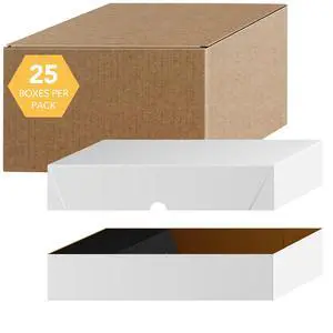 White Business Card Folding Boxes - 25 Per Pack - (10 x 3 1/2 x 2") White Business Card Folding Boxes - 25 Per Pack - (10 x 3 1/2 x 2")