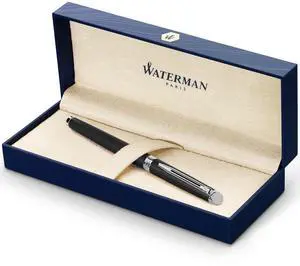 Hemisphere Essential Matte Black Chrome Trim Medium Point Fountain Pen - S0920830 Hemisphere Essential Matte Black Chrome Trim Medium Point Fountain Pen - S0920830