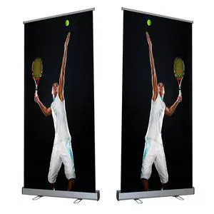 Heavy Duty Retractable Banner Stand 33.5"x80" (WxH) with Padded Canvas Bag (STAND ONLY (1 Pack) Heavy Duty Retractable Banner Stand 33.5"x80" (WxH) with Padded Canvas Bag (STAND ONLY (1 Pack)