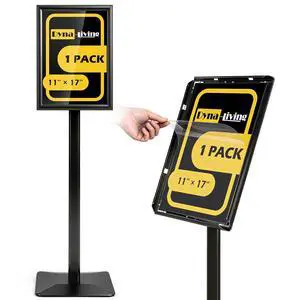 Sign Holder Stand 11 x 17 Inch Sign Stands for Display, 1 Pack Heavy-duty Pedestal Sign Holder, Adjustable Floor Standing Signs Holders, Poster Holders Stand for A3 Advertising Sign Holder Stand 11 x 17 Inch Sign Stands for Display, 1 Pack Heavy-duty Pedestal Sign Holder, Adjustable Floor Standing Signs Holders, Poster Holders Stand for A3 Advertising