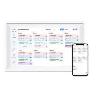 10.1 Inch Smart Digital Calendar Chore Chart with Touchscreen - Interactive Display for Family Schedules, Great for Organizing Your Calendar to-Do List & Meal Planner, Digital Picture Frame 10.1 Inch Smart Digital Calendar Chore Chart with Touchscreen - Interactive Display for Family Schedules, Great for Organizing Your Calendar to-Do List & Meal Planner, Digital Picture Frame
