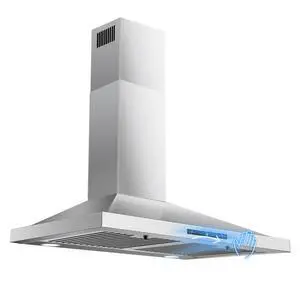 Wall Mount Range Hood 30 inch, Ducted/Ductless Range Hood | Gesture Sensing & Touch Control Kitchen Hood 30 inch 450 CFM, Vent Hood with Stainless Steel Baffle Filters, 3 Speed Fan Wall Mount Range Hood 30 inch, Ducted/Ductless Range Hood | Gesture Sensing & Touch Control Kitchen Hood 30 inch 450 CFM, Vent Hood with Stainless Steel Baffle Filters, 3 Speed Fan