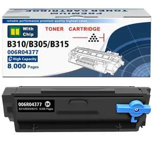 B310 Black Toner Cartridge High Yield with Chip Remanufactured for Xerox B310 B305 B315 B310dni B315dni B305dni Printer 8000 Page (Black*1) B310 Black Toner Cartridge High Yield with Chip Remanufactured for Xerox B310 B305 B315 B310dni B315dni B305dni Printer 8000 Page (Black*1)